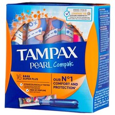 TAMPAX тампоны Compak Pearl