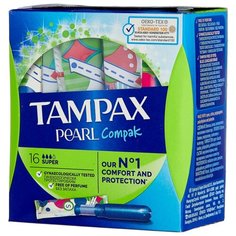 TAMPAX тампоны Compak Pearl