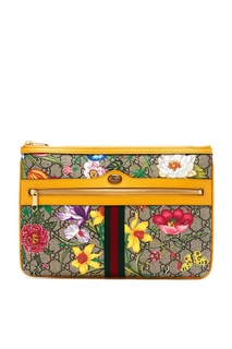 Сумка-конверт Ophidia GG Supreme Flora Gucci