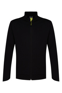 Черная толстовка на молнии Emporio Armani