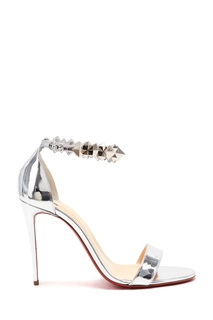 Зеркальные босоножки с шипами Planetava 100 Christian Louboutin