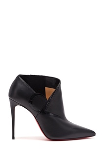 Черные кожаные ботильоны Cl Bootie 100 Christian Louboutin