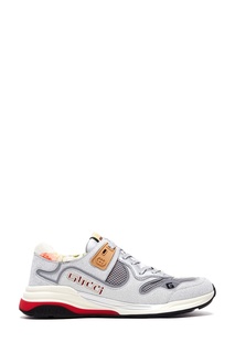 Серебристые кроссовки Ultrapace Gucci