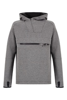 Худи серого цвета Emporio Armani