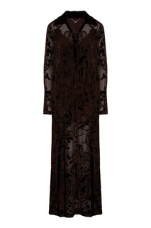 Платье с бархатными узорами Yana Dress