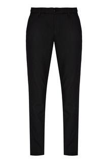 Прямые брюки черного цвета Emporio Armani