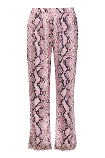 Розовые шелковые брюки Ermanno Scervino