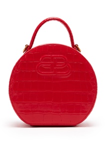 Круглая красная сумка Vanity XS Balenciaga