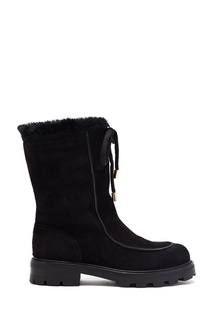 Замшевые полусапоги Buffy Flat Jimmy Choo