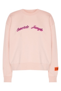Свитшот розового цвета Heron Preston