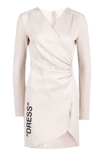 Короткое платье белого цвета Off White