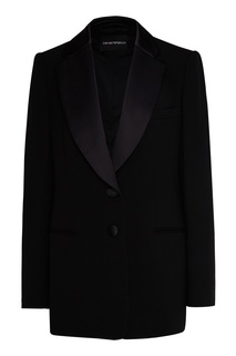 Черный жакет Emporio Armani