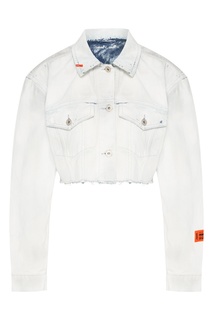 Укороченная джинсовая куртка Heron Preston