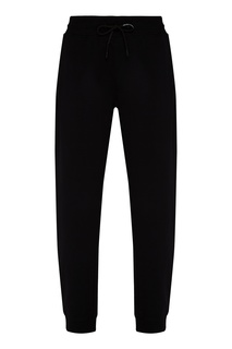Черные трикотажные брюки Emporio Armani