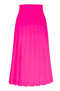 Юбка гофре цвета фуксии Msgm