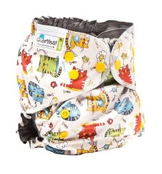 Подгузник GlorYes Котята + 2 вкладыша (3-18 кг) шт.