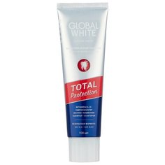 Зубная паста Global White Total Protection витаминизированная, fruit & mint, 100 мл