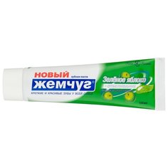 Зубная паста Новый Жемчуг Зеленое яблоко + отбеливание, 100 мл