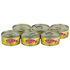 Корм для кошек Berkley Паштет для кошек #11 Тунец с овощами 6 шт. (0.1 кг)