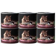 Корм для кошек Landor с индейкой 6шт. х 200 г
