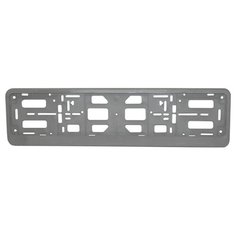 Рамка для номера Триада Lux серебристый