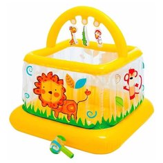 Детский бассейн Intex Lil Baby Gym желтый/оранжевый