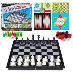Набор настольных игр Sheng Bo Family Games 5 в 1