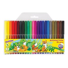 Юнландия Набор фломастеров "Уроки рисования", 24 шт. (151418)