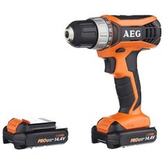 Аккумуляторная дрель-шуруповерт AEG BS 14G3 Li-152C 10мм 32 Н·м оранжевый/черный