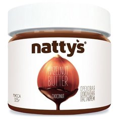 Nattys Шоколадная ореховая паста-крем Choconut с какао и мёдом, 325 г