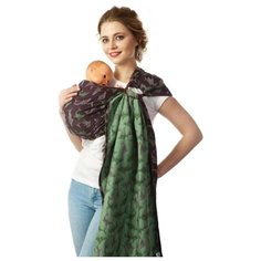 Слинг Mums Era с кольцами Акулы жемчуг/лайм