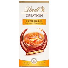 Шоколад Lindt Creation Creme Brulee молочный с начинкой крем-брюле, 30% какао, 150 г