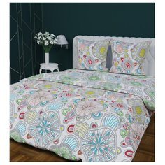 Постельное белье 2-спальное Текстильная лавка Цветы 70 х 70 см бязь