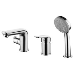 Смеситель для ванны с душем IDDIS Torr TORSB30i07 однорычажный встраиваемый лейка в комплекте хром