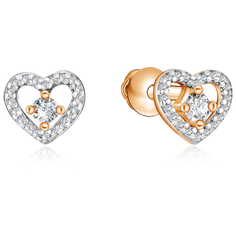 Бронницкий Ювелир Серьги из красного золота Д0268-026031