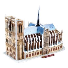 3D-пазл CubicFun Нотрдам де Пари (S3012), 39 дет.