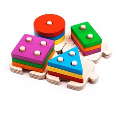 Пирамидка-сортер Волшебное дерево Геометрик-пазл