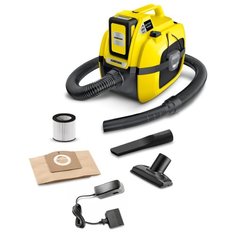 Пылесос KARCHER WD1 Compact Battery Set желтый/черный