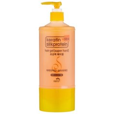 FLOR de MAN Keratin Silkprotein гель для укладки очень сильной фиксации Super Hard Hair Gel 500 мл