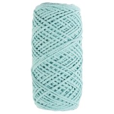 Пряжа Osttex Шнур хлопковый без сердечника, 100 % хлопок, 450 г, 100 м, мятный