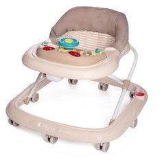 Ходунки Baby Care Flip бежевый/полосы