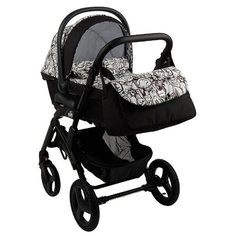 Универсальная коляска CAM Dinamico Up Smart (3 в 1) 819/black, цвет шасси: черный