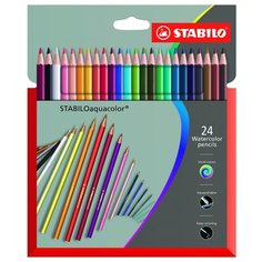 STABILO Акварельные карандаши Aquacolor 24 цвета (1624-3)