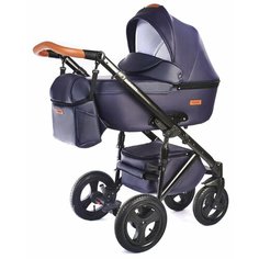 Универсальная коляска Nastella Sportivo Martin (2 в 1) leather navy