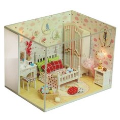 FindusToys кукольный домик "Сделай сам 3D дизайн" FD-02-008, розовый/белый