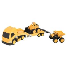 Набор техники HTI Мегаперевозчик JCB (1416075) 1:32 47 см желтый
