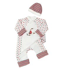 Комплект одежды Сонный Гномик размер 62, белый