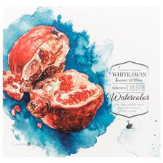 Альбом для акварели Малевичъ White Swan 24 х 23 см, 250 г/м², 20 л.