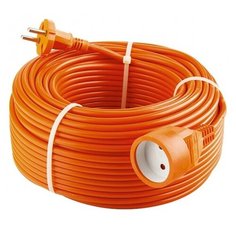 Stern Удлинитель силовой б/катушки ПВС 2x1 30м, 10А 1 розетка б/з, IP40