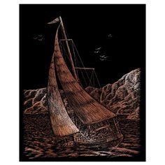 Гравюра Royal & Langnickel Яхта (COPF30) медная основа